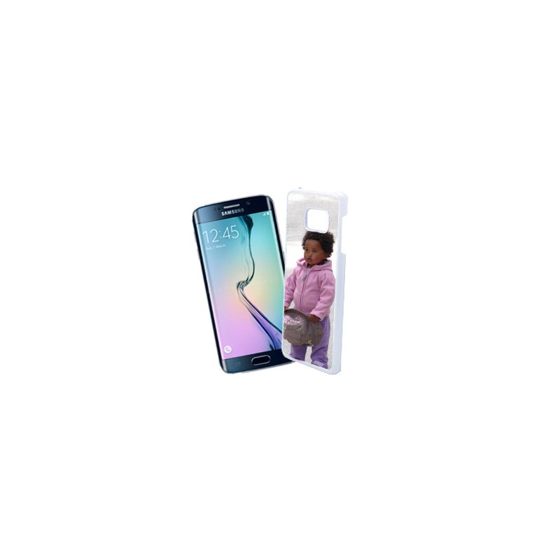 Coque Photo Samsung Galaxy S6 Edge Plus Bord Blanc