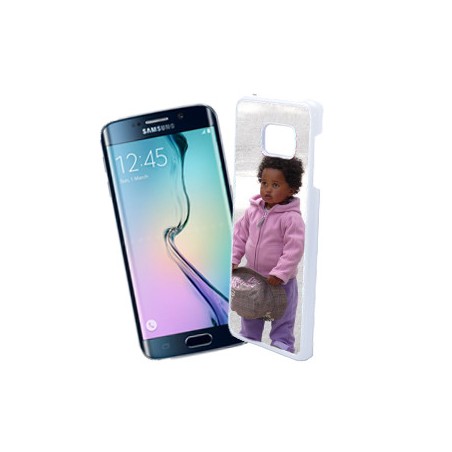 Coque Photo Samsung Galaxy S6 Edge Plus Bord Blanc à personnaliser