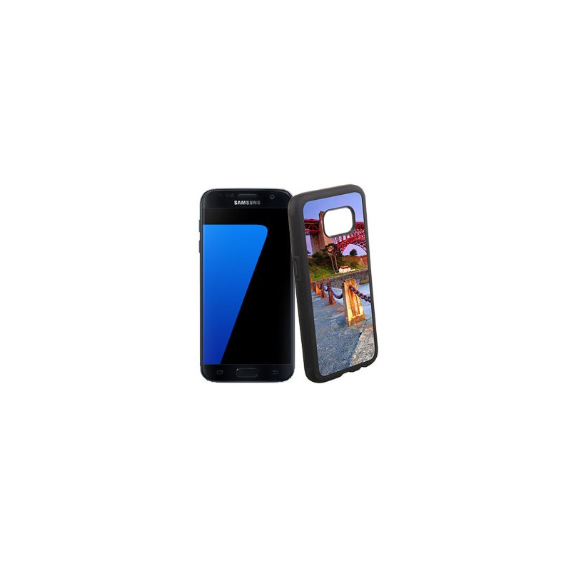 Coque Photo Samsung Galaxy S7 Bord Souple Noir