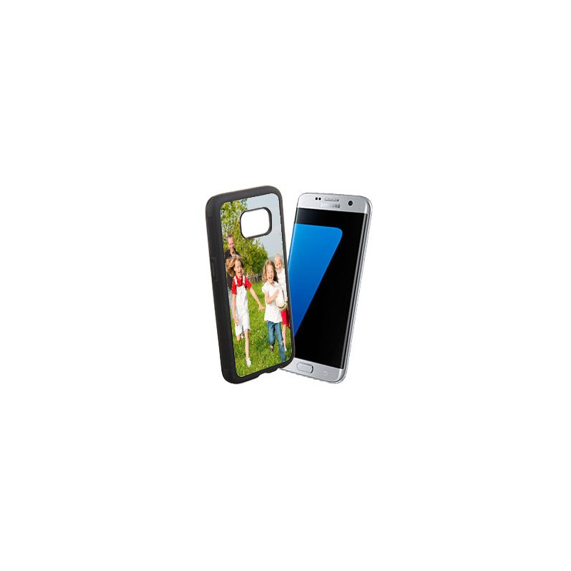 Coque Photo Samsung Galaxy S7 Edge Bord Souple Noir