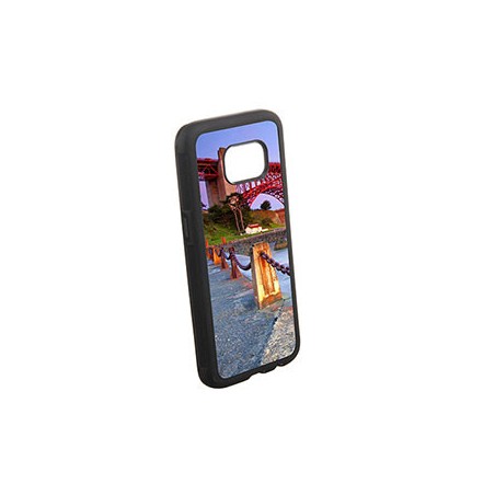 Coque Photo Samsung Galaxy S7 Edge Bord Souple Noir