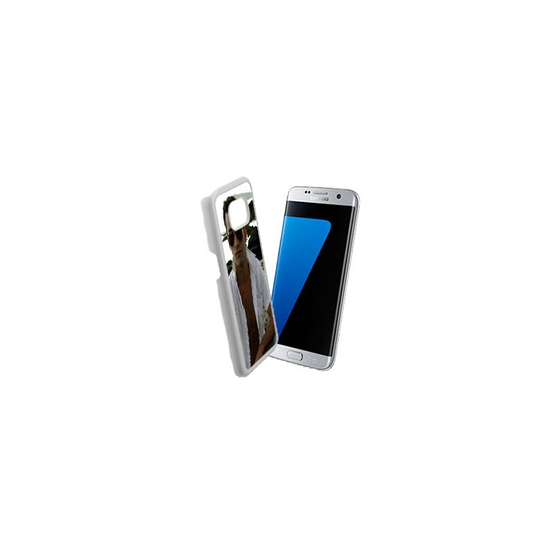 Coque Photo Samsung Galaxy S7 Edge Bord Blanc