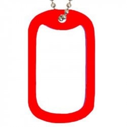 1 Protection ID Tag Rouge