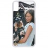 Coque Photo iPhone Xr bord souple blanc