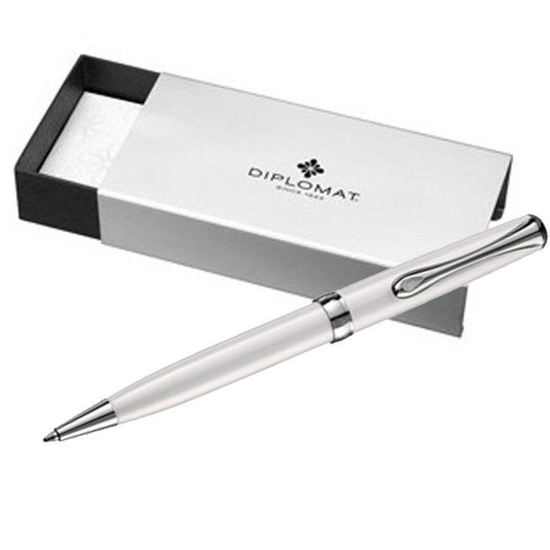 Stylo laqué blanc diplomat Stylo laqué blanc diplomat