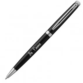 Stylo Waterman hémisphère laqué noir