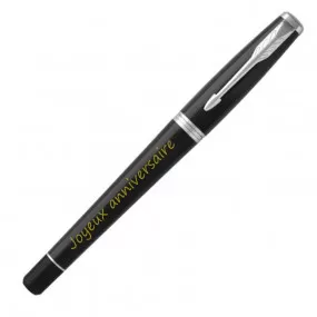 Stylo urban Parker mat roller gravé