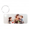 porte clefs rectangle plastique 2 faces
