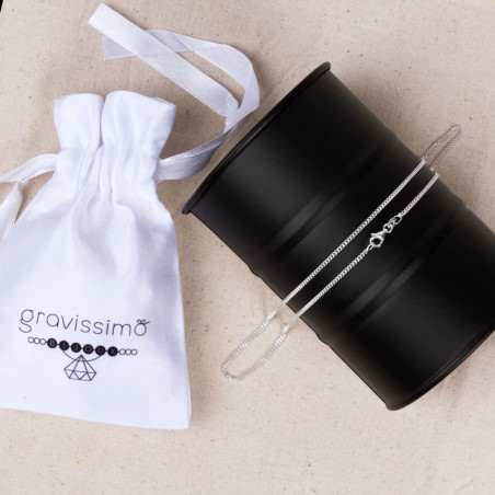 Chaîne  plaqué argent 50cm Chaîne  plaqué argent 50cm