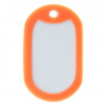 Protection orange dog tag