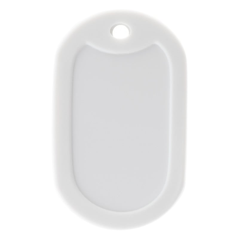 Silencieux blanc pour protéger dog tag