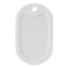 Silencieux blanc pour protéger dog tag