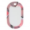 Protection dog tag camouflage rose