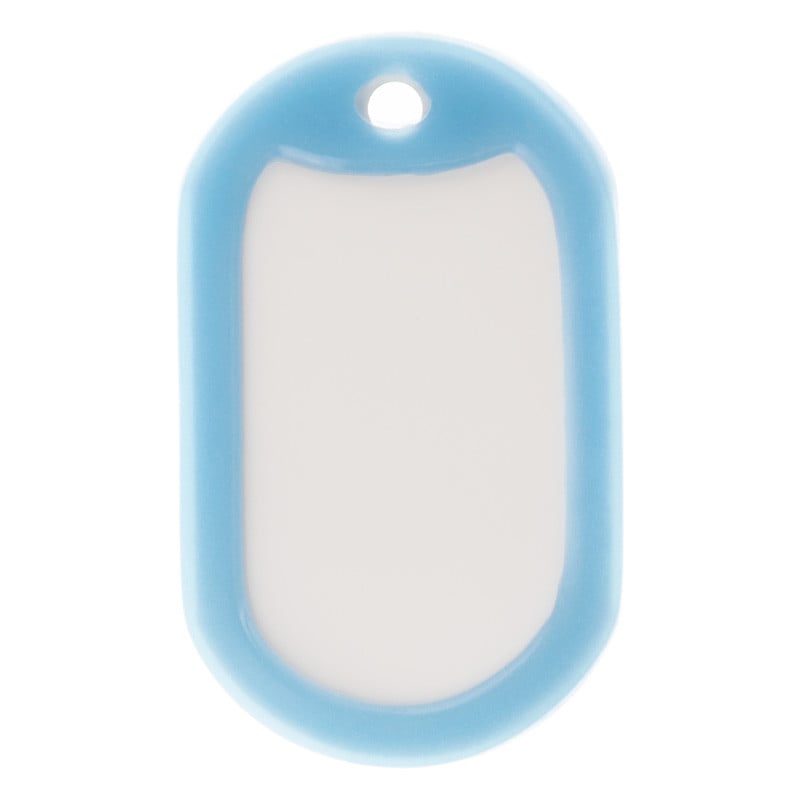 Silencieux caoutchouc couleur bleu fluo