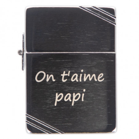 Briquet gravé marque zippo Briquet gravé marque zippo