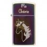 Zippo slim original avec finition spectrum