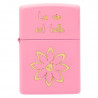 Briquet tempête zippo rose