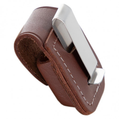 Etui Zippo clip ceinture marron Etui Zippo clip ceinture marron