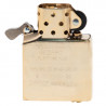 Insert or pour briquet zippo