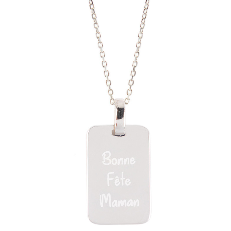Pendentif plaqué argent 925/000 avec sa chaine Pendentif plaqué argent 925/000 avec sa chaine