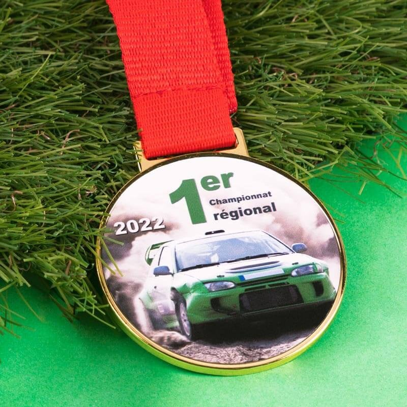 Médaille Dorée Sportive Personnalisée