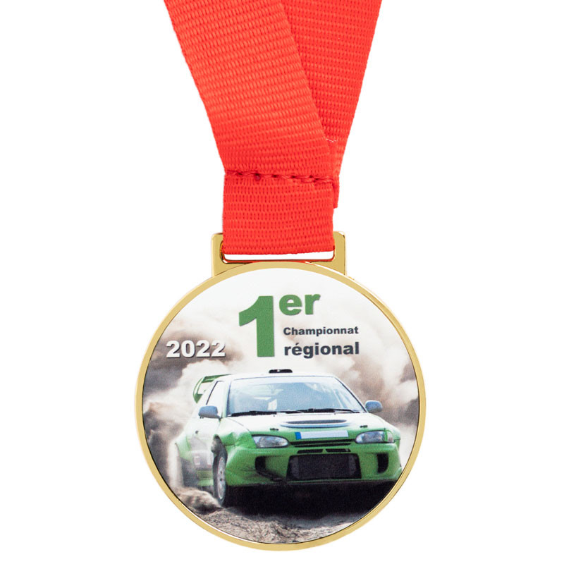 Médaille Dorée Sportive Personnalisée