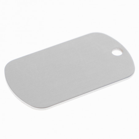 Plaque alu gravé argent Plaque alu gravé argent