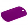 Dog tag alu violet