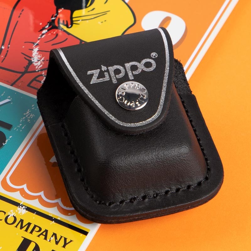 Etui zippo noir de qualité