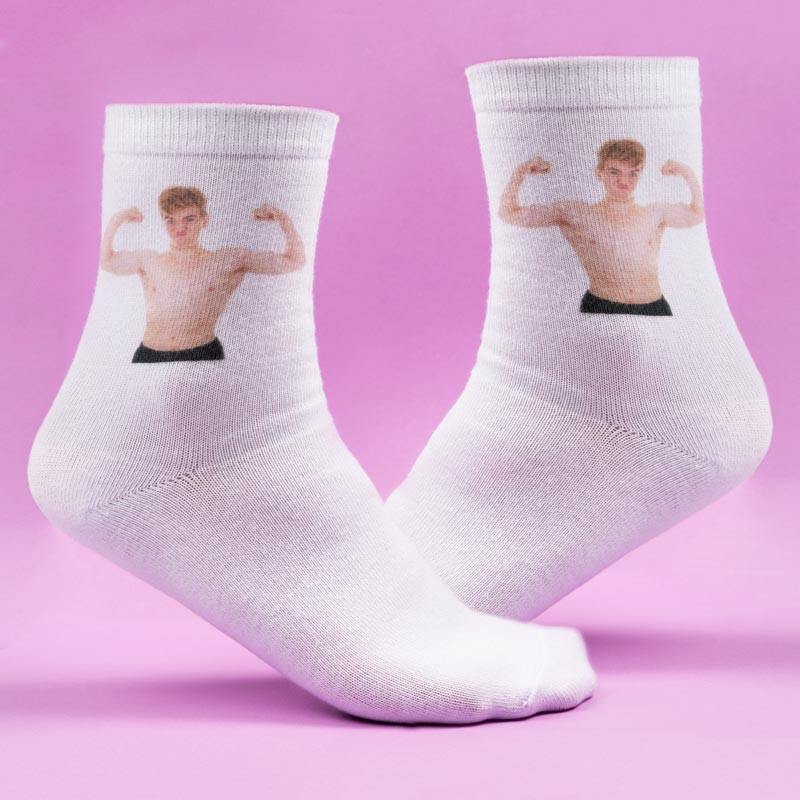 Chaussettes personnalisées photo