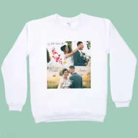 Pull blanc personnalisé