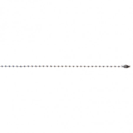 Chaîne boule 60 cm argent