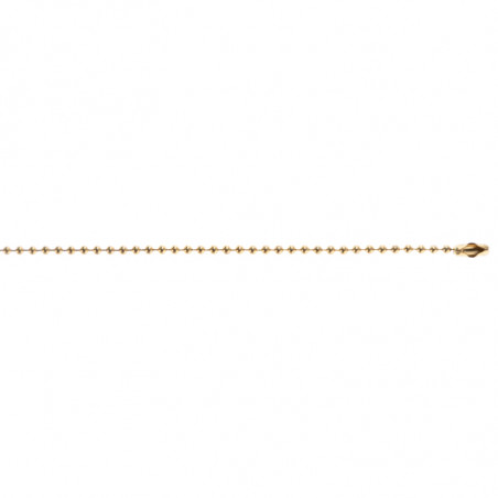 Chaîne boule 60 cm doré