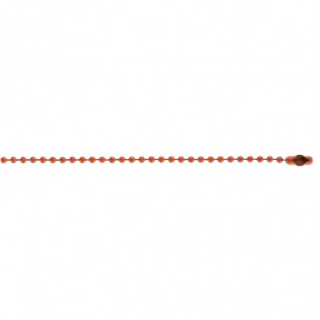 Chaîne boule 12 cm orange