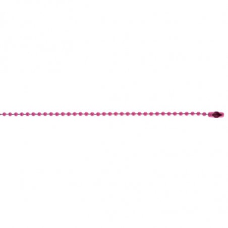 Chaîne boule 60 cm rose