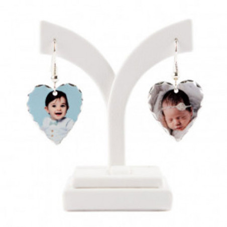 Boucles d'oreilles coeur originales Boucles d'oreilles coeur originales