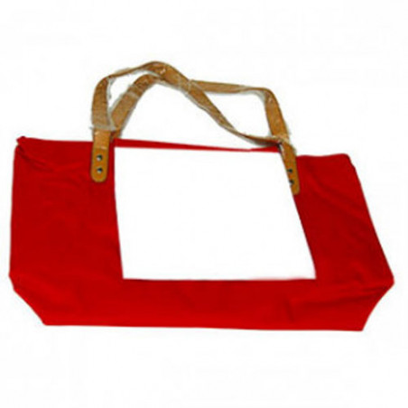 Grand Sac à Main Rouge avant personnalisation