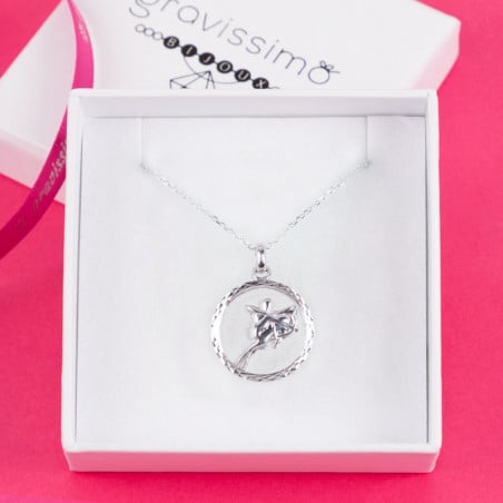 Collier sagittaire avec son écrin bijou Collier sagittaire avec son écrin bijou
