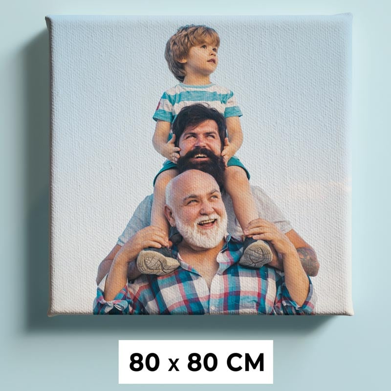 Tableau personnalisé Photo toile 80x80