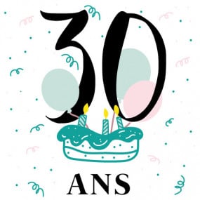 Cadeau personnalisé Anniversaire 30 ans