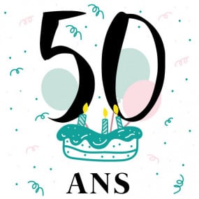 Cadeau personnalisé Anniversaire 50 ans