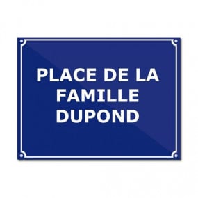 Plaque de Rue Personnalisée