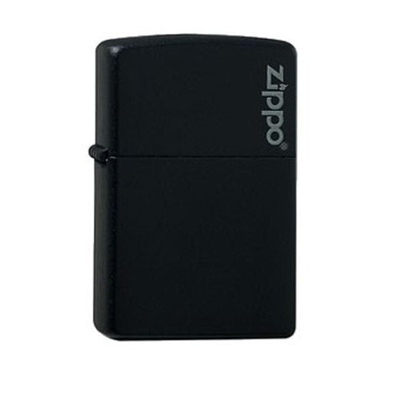 Zippo black matte gravé