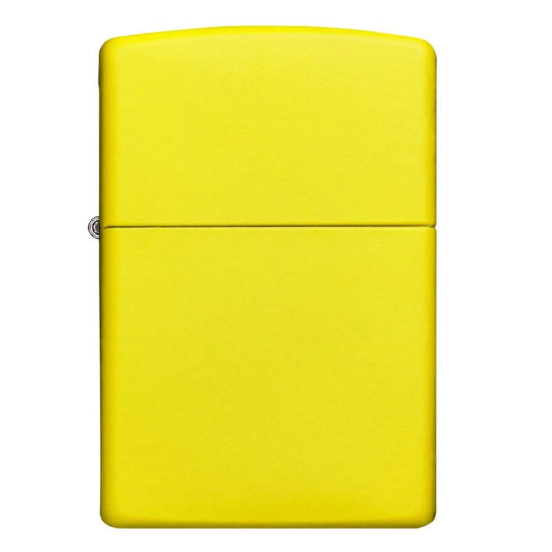 Briquet zippo lemon matte gravé