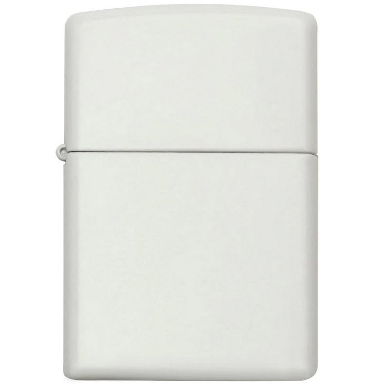 Briquet zippo blanc mat