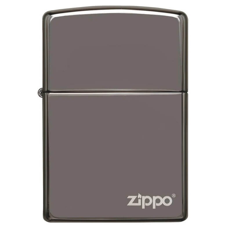 Briquet Zippo black ice Logo gravé