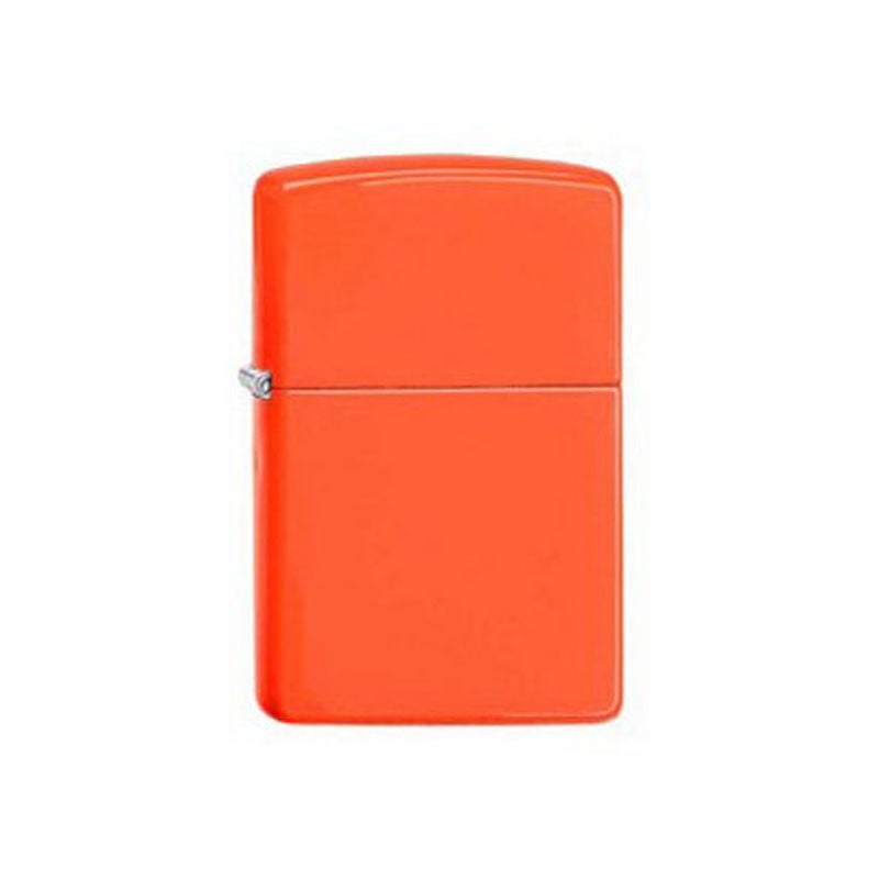 Briquet Zippo orange fluo