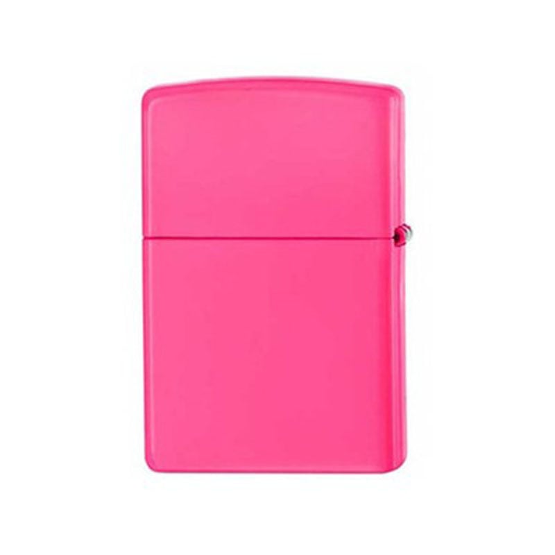 Briquet zippo rose fluo fleurs