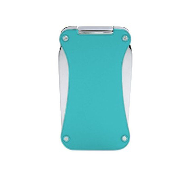 Briquet sarome bleu gravé