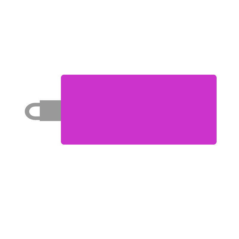 Clé USB 8Go rose gravée